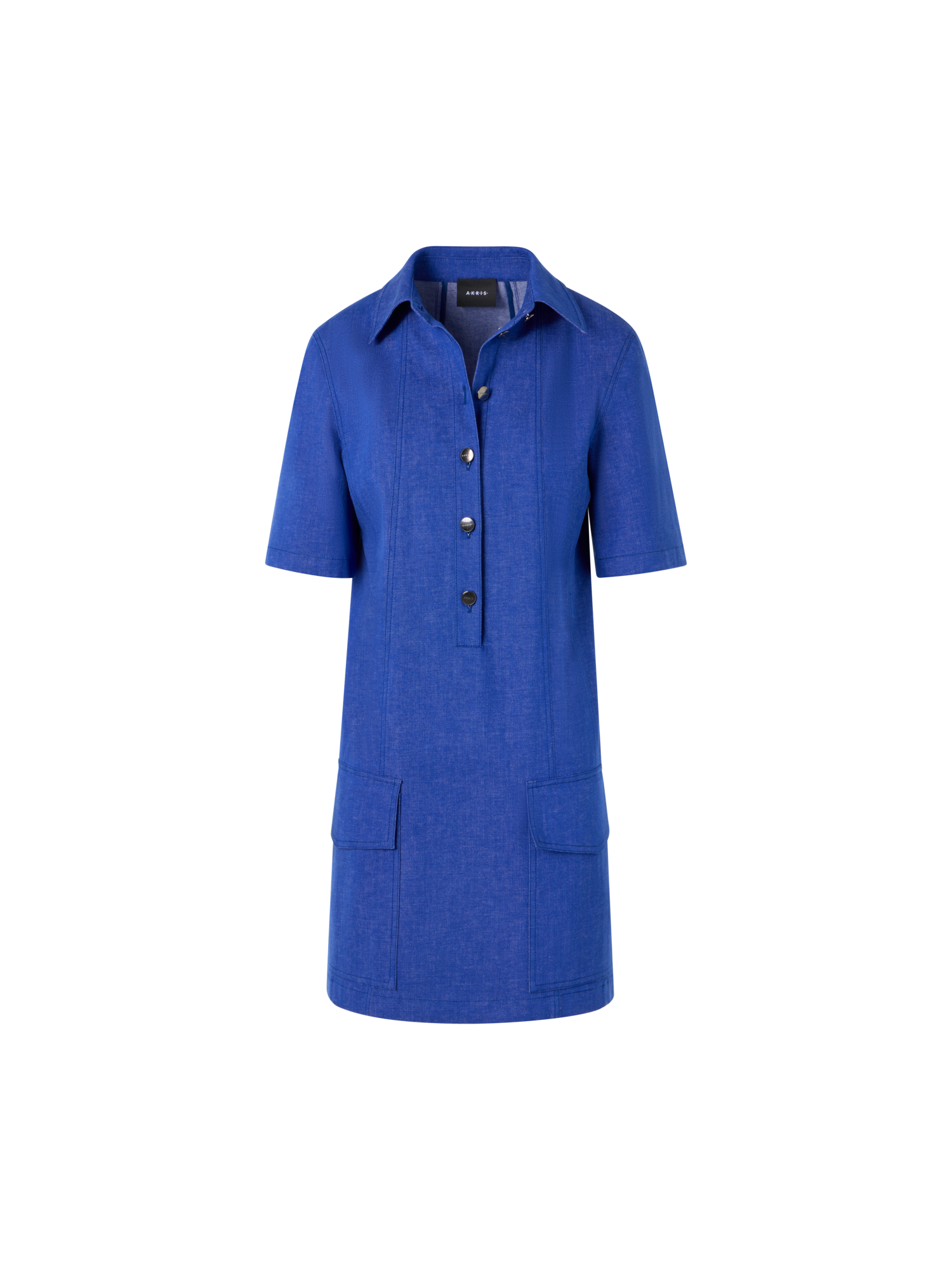 Short Denim Polo Dress