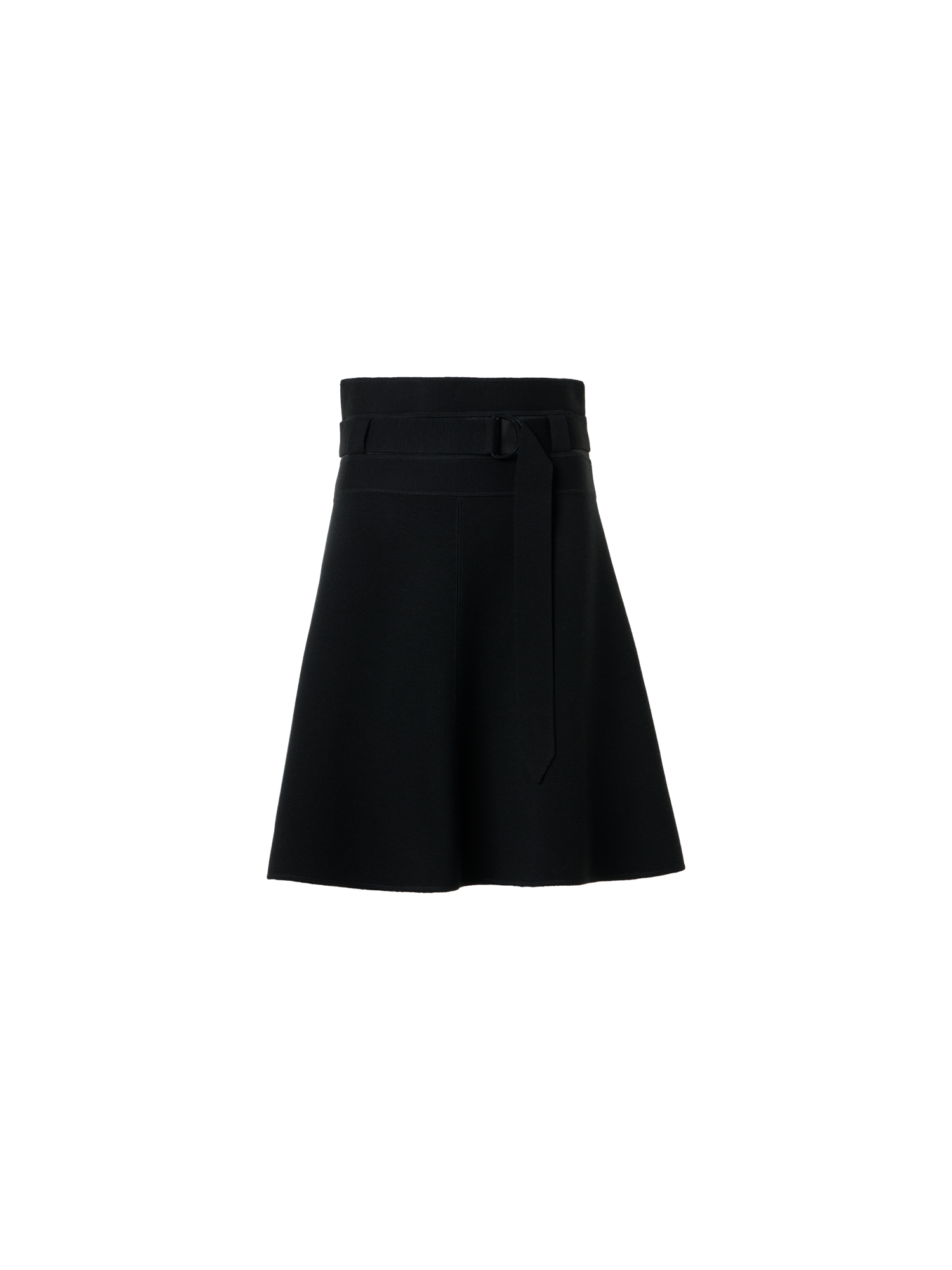 Milano Knit Mini Skirt with Belt