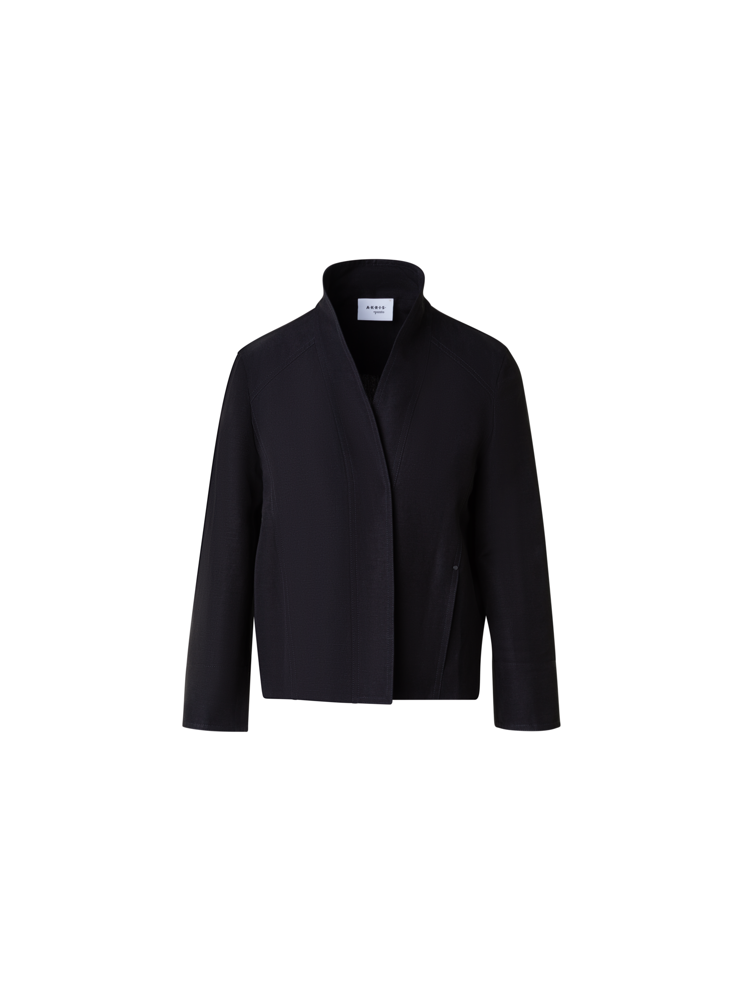 Linen Blend Shawl Collar Jacket