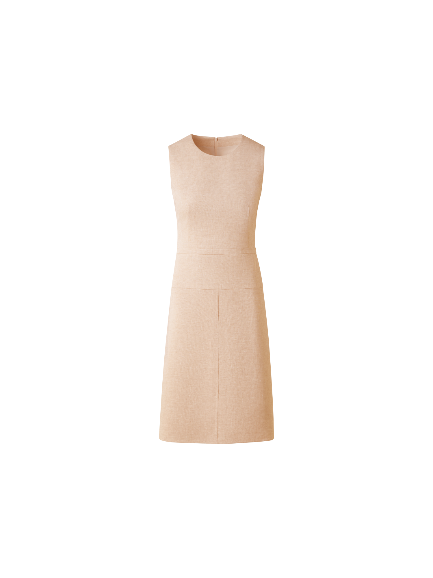 A-Line Sheath Dress in Linen Double-Face