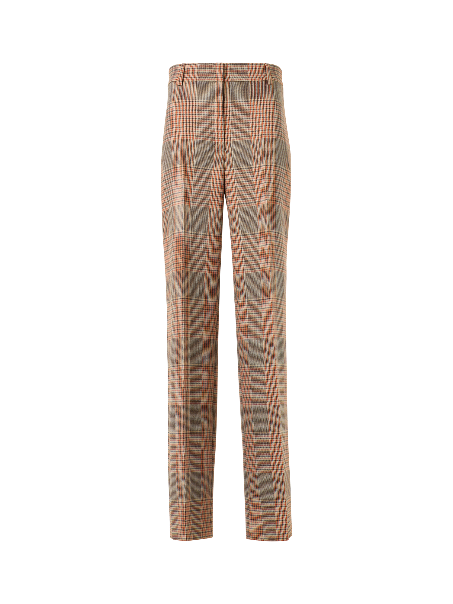 Chiaro Wide-Leg Pants in Glen-Check Heavy Wool Twill