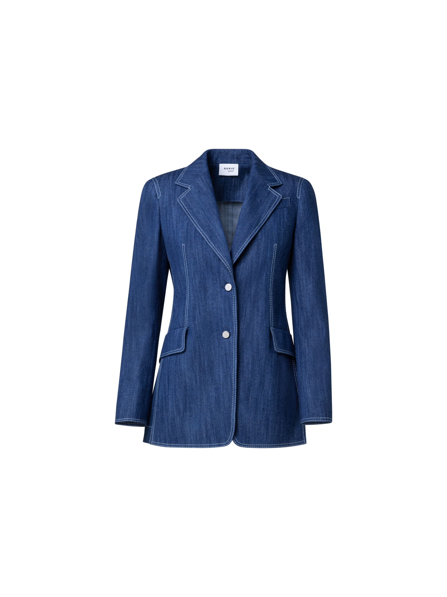 Washed Denim Blazer