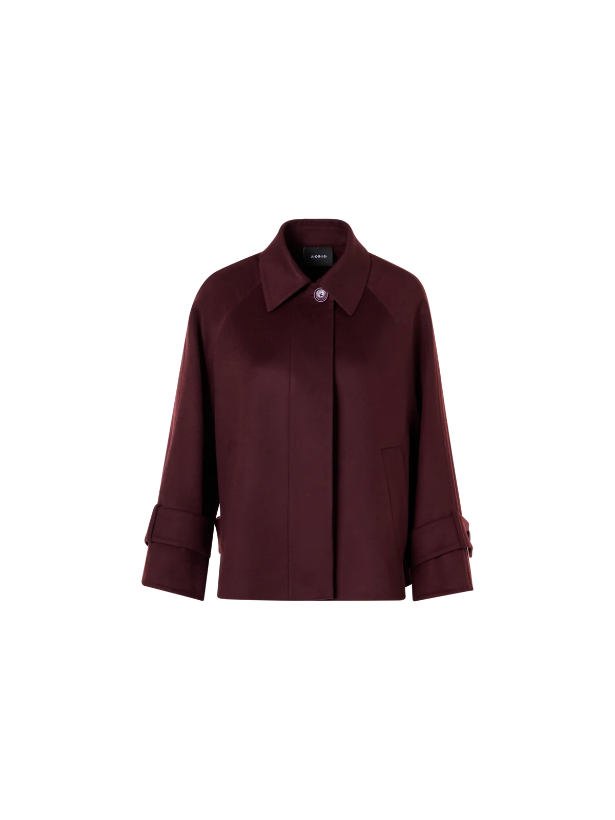 Short A-Line Cashmere Double-Face Jacket